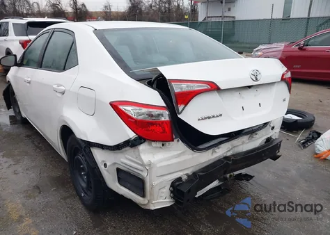 2015 Toyota Corolla Le from USA, damaged, VIN 2T1BURHE2FC452631